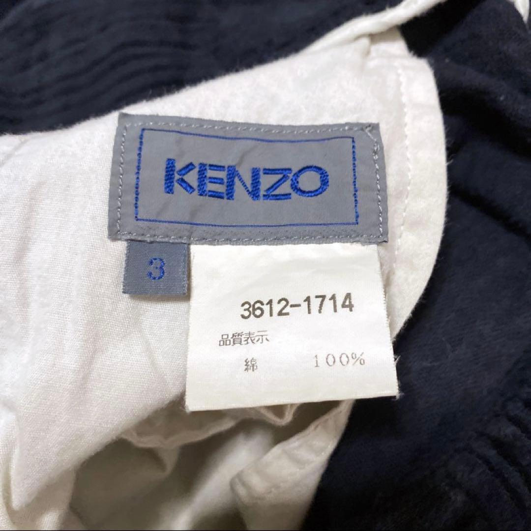 90’s ライカ期　KENZO ケンゾー　太畝コーデュロイパンツ　バギーパンツ