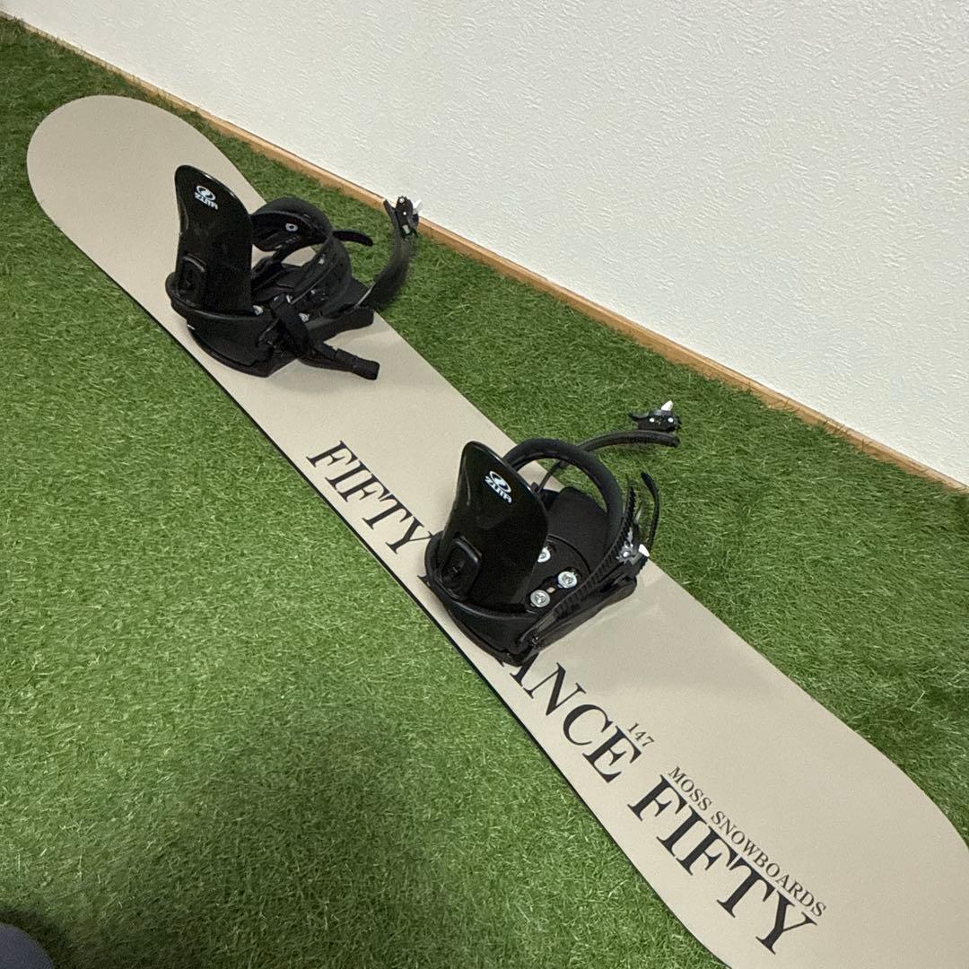 O1 MOSS FIFTY 50 スノーボード セット