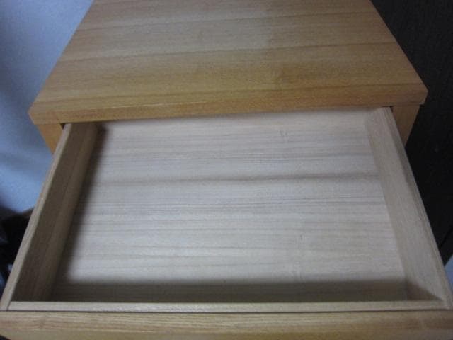 MUJI /無印良品　タモ材　木製キッチンワゴン 引出し　キャスター付き　廃盤品