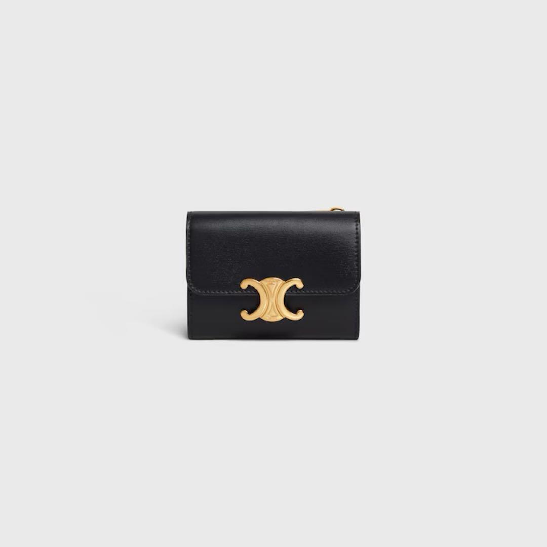 【美品】セリーヌ お財布 入れ付きコンパクトウォレット トリオンフ