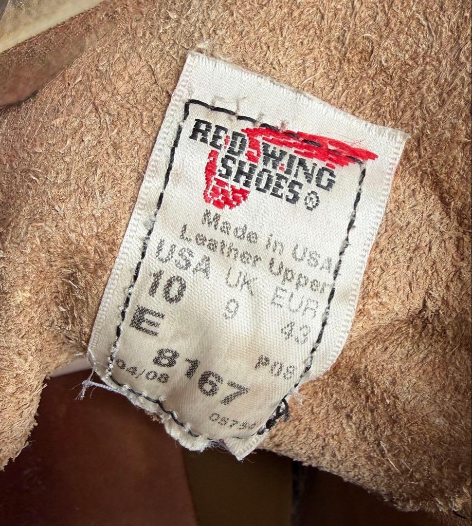 【マチャトさま専用】REDWING 8167_2008年製_US10E