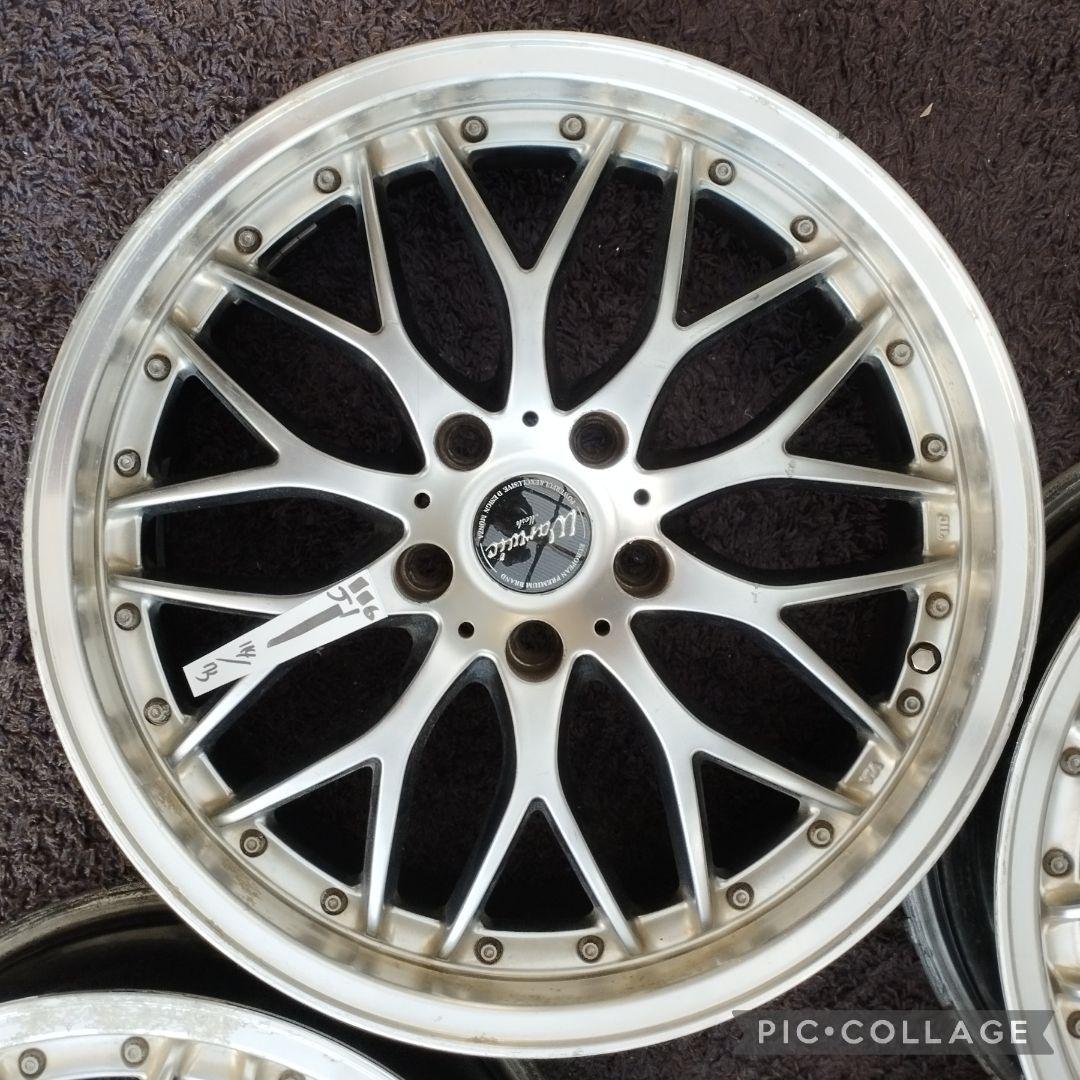 MONZA★Warwic Meshアルミ 18インチ×7.5J＋42 PCD