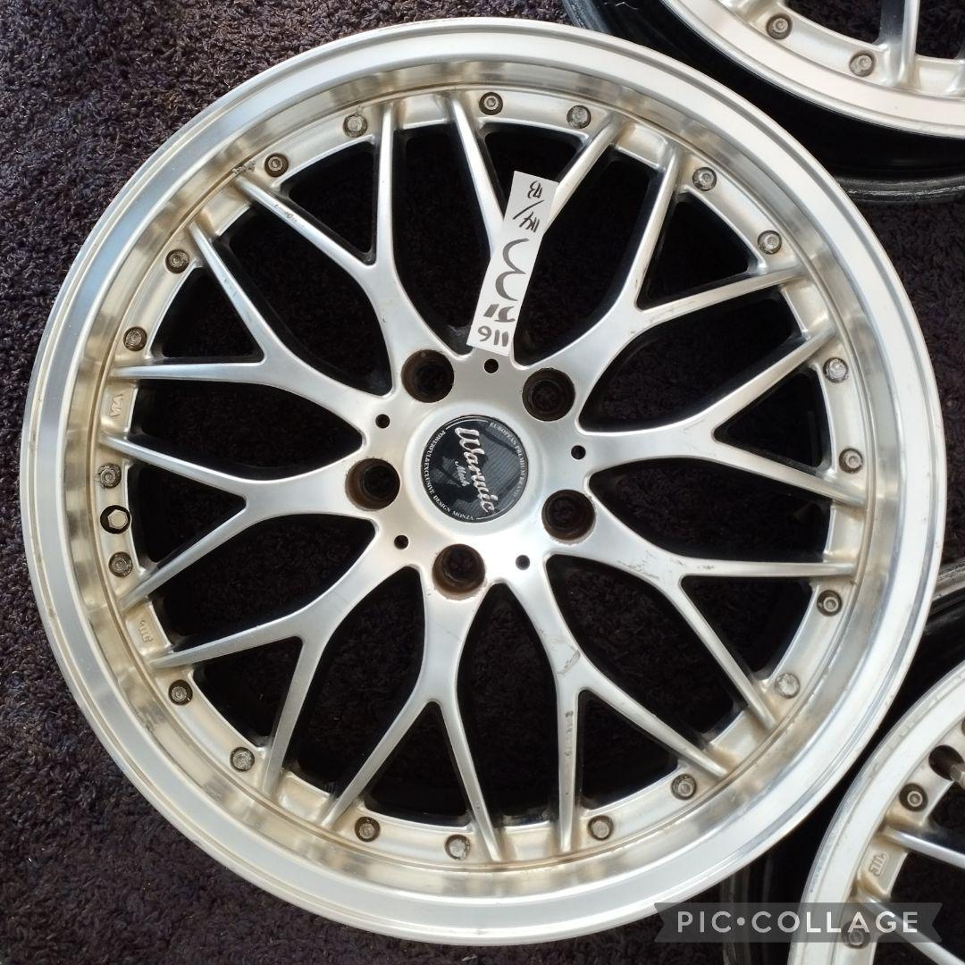 MONZA★Warwic Meshアルミ 18インチ×7.5J＋42 PCD