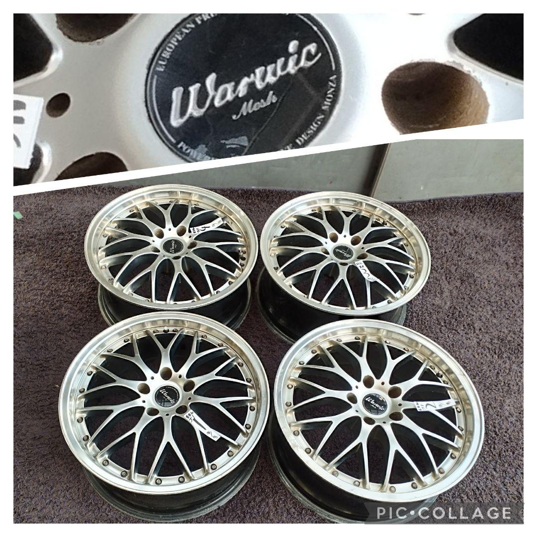 MONZA★Warwic Meshアルミ 18インチ×7.5J＋42 PCD