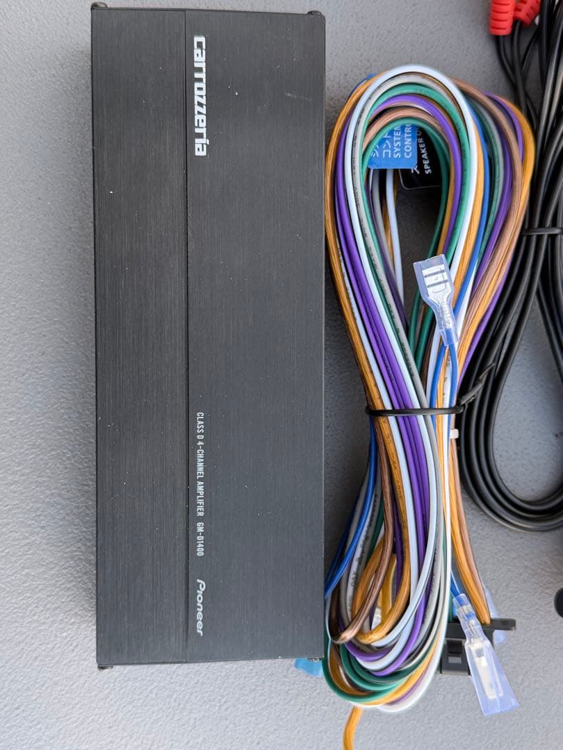 カロッツェリア Pioneer パワーアンプ アンプ GM-D1400 動作OK