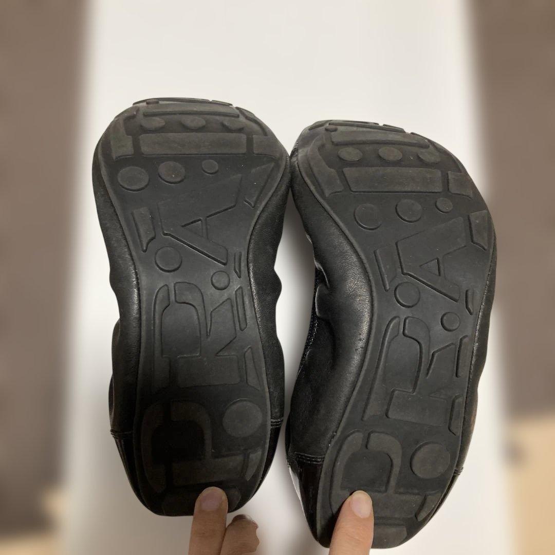 PRADA ブラック フラット　3F4359 37 1/2