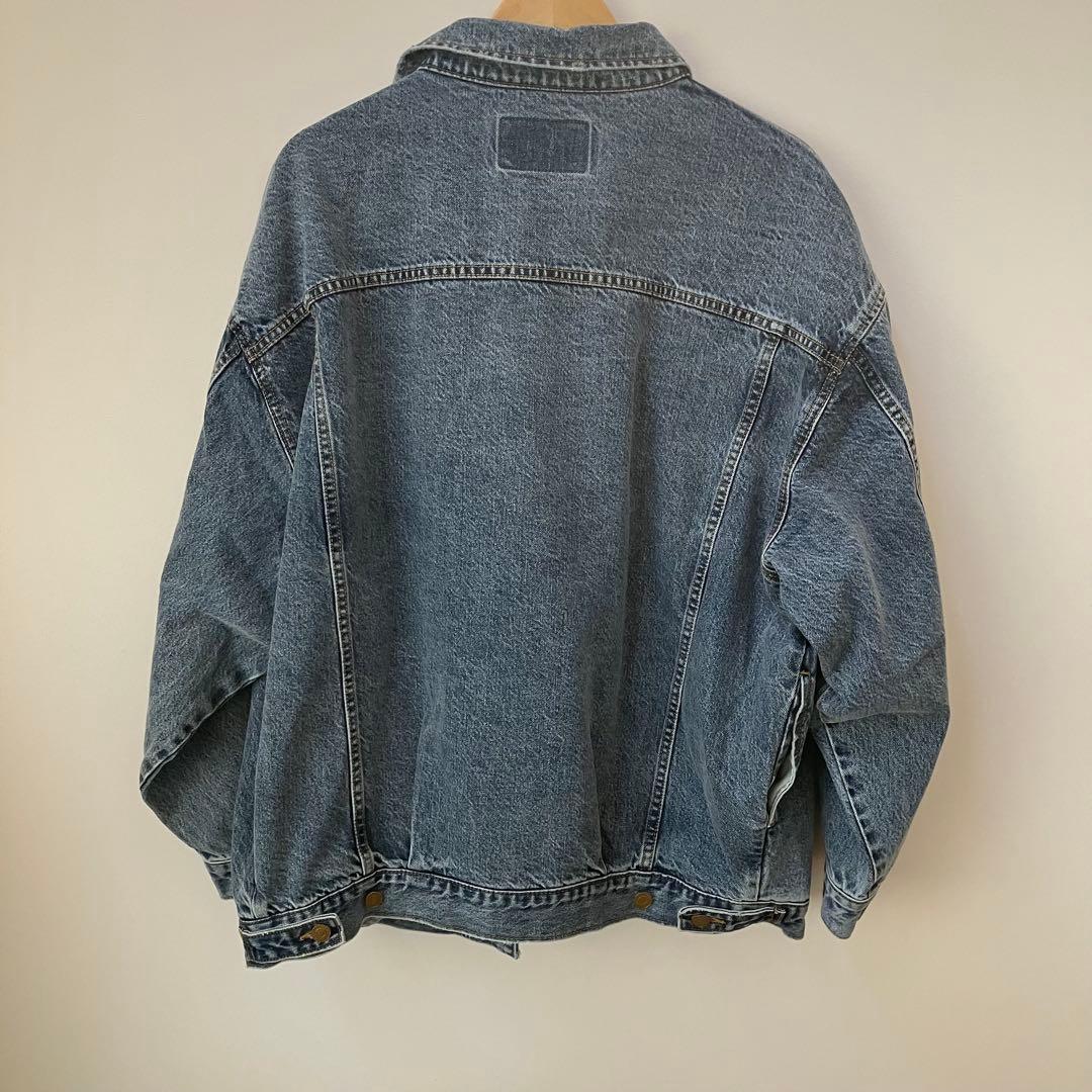 【新品/タグ付き】アングリッド　ビッグシルエットデニムジャケット　ブルー