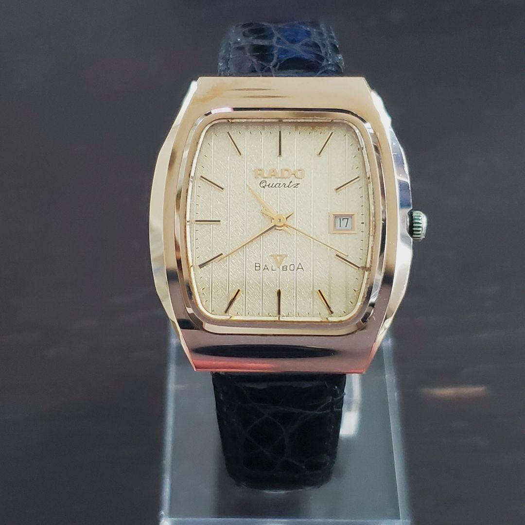 完動品 RADO ラドー BALBOA クォーツ 腕時計 デイト