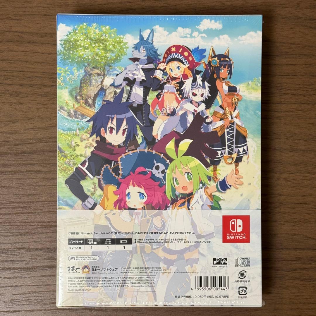 【新品】ファントム・ブレイブ 幽霊船団と消えた英雄 初回限定版 (Switch)