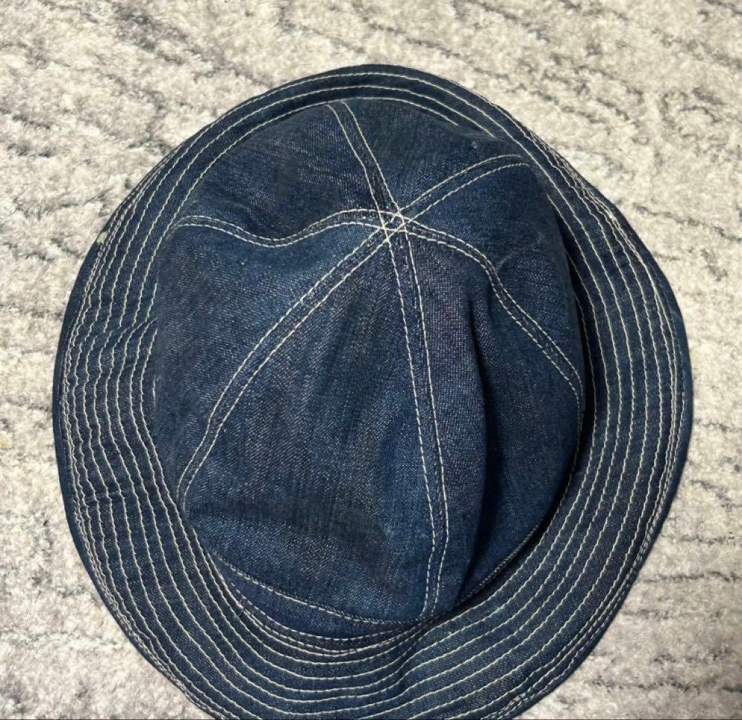 m37 ヴィンテージ生地　デニムハット　リメイク