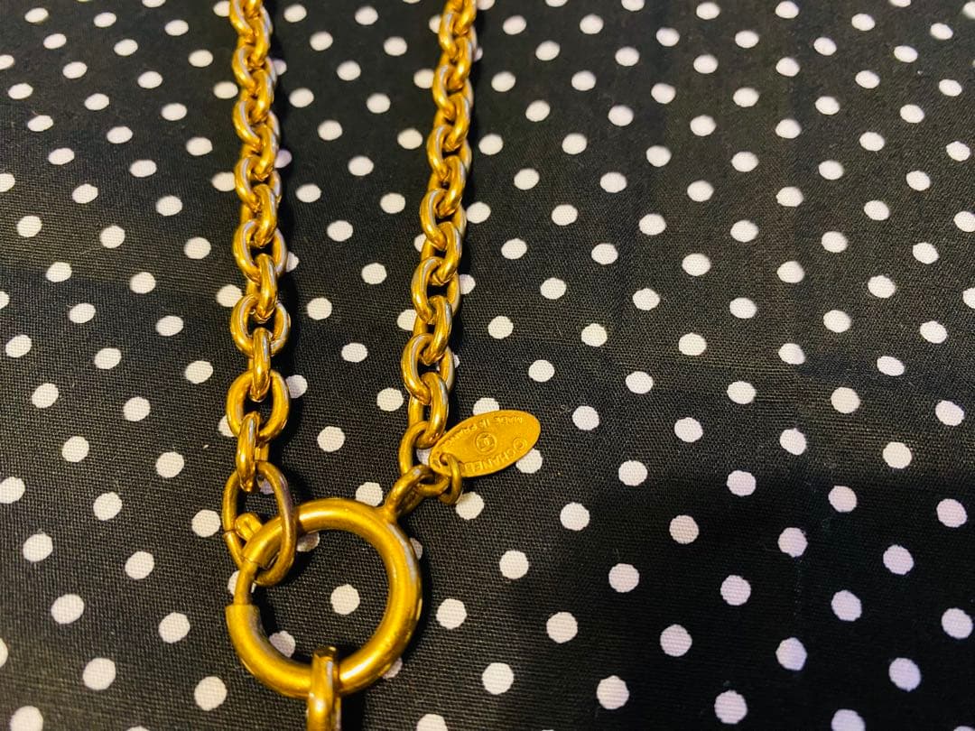 お得！希少！CHANEL シャネル　ヴィンテージ　マトラッセココマークネックレス