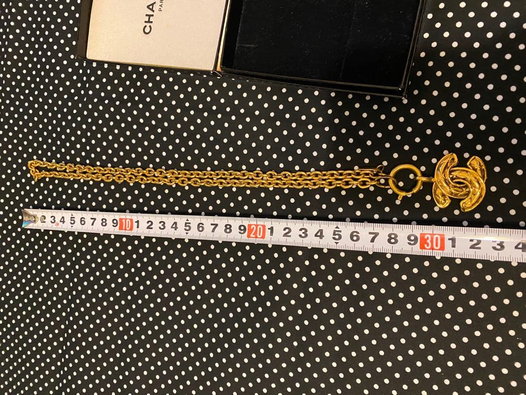 お得！希少！CHANEL シャネル　ヴィンテージ　マトラッセココマークネックレス