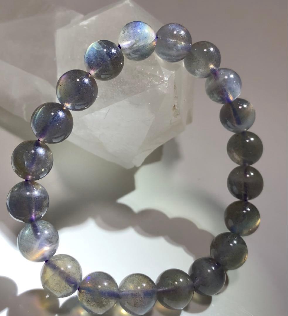 ★かな様★ 《レア色》レインボーシラー　ラブラドライト　ブレスレット