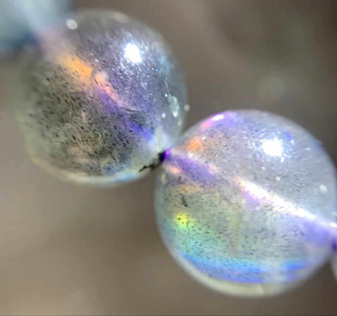 ★かな様★ 《レア色》レインボーシラー　ラブラドライト　ブレスレット