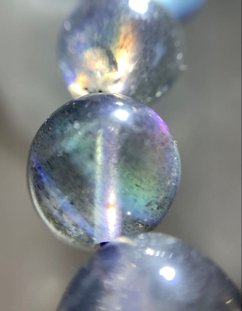 ★かな様★ 《レア色》レインボーシラー　ラブラドライト　ブレスレット