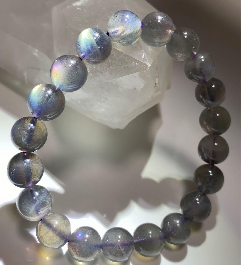 ★かな様★ 《レア色》レインボーシラー　ラブラドライト　ブレスレット