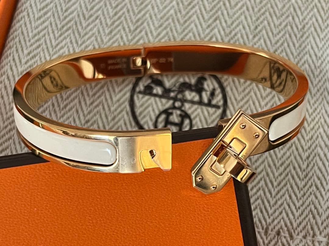 ⭐️美品　HERMESエルメス　エナメルブレスレットミニ・クリック・ケリーPM