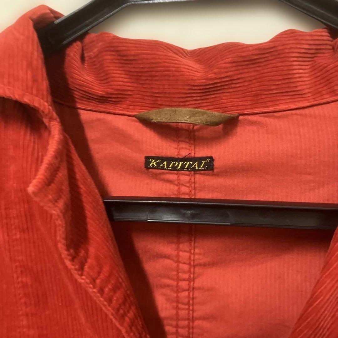 キャピタル　CVFD コーデュロイジャケット　赤　3