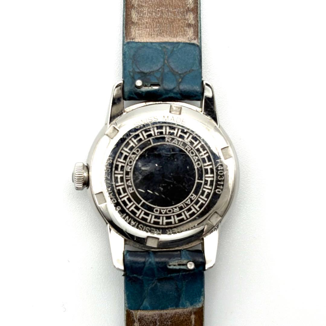 【美品・稼働】ハミルトン Hamilton レイルロード ダイヤ H403110