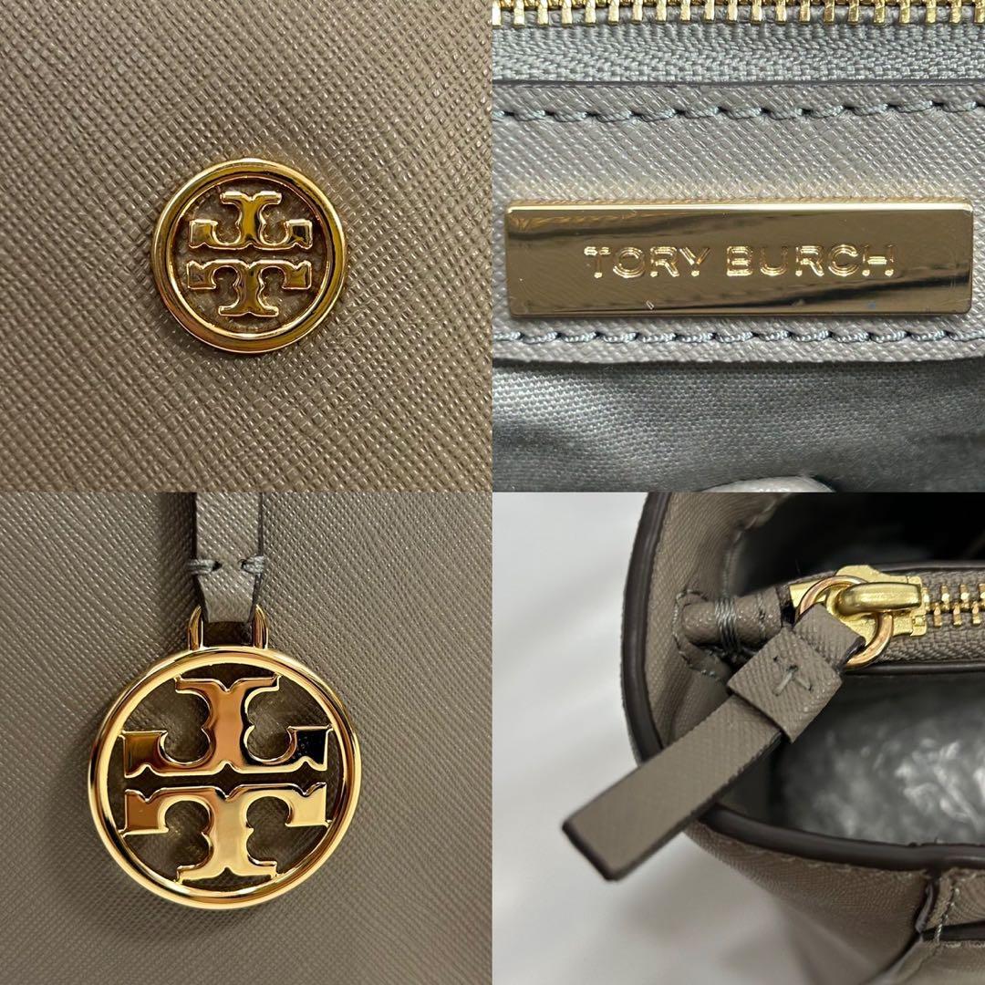 【極美品】トリーバーチ ロビンソン トートバッグ レザー 肩掛け A4 ベージュ