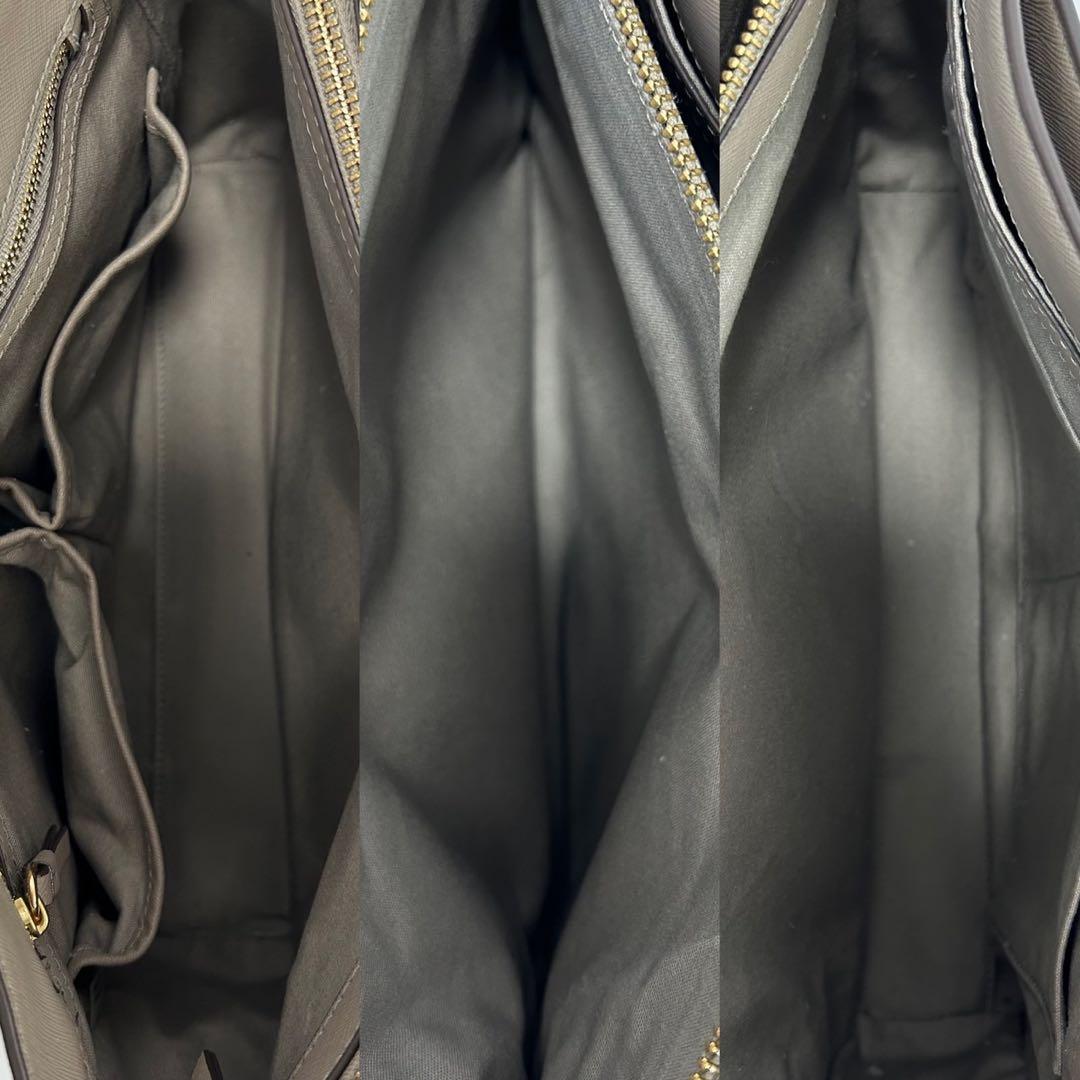 【極美品】トリーバーチ ロビンソン トートバッグ レザー 肩掛け A4 ベージュ