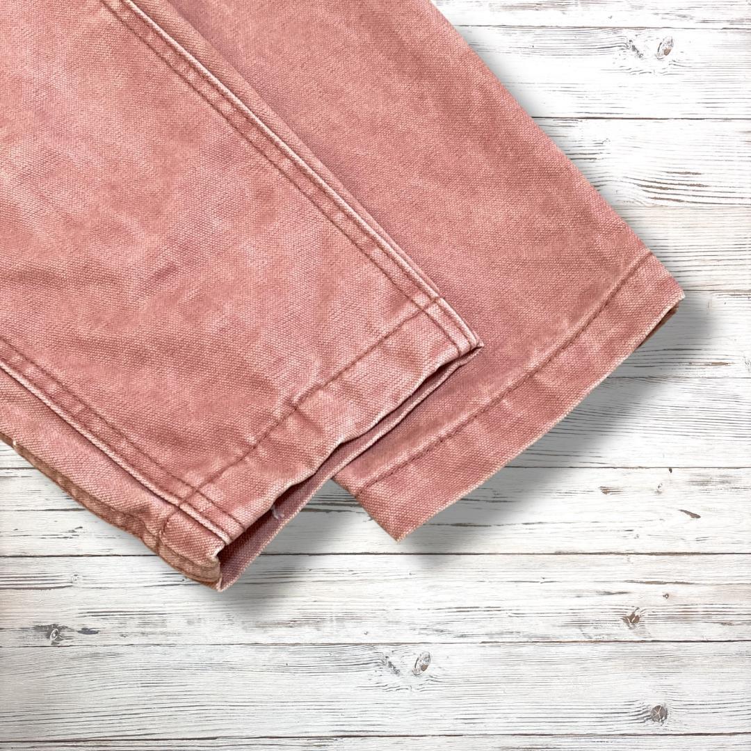 ステューシー STUSSY ジャケット 刺繍ロゴ ピンク L 1842