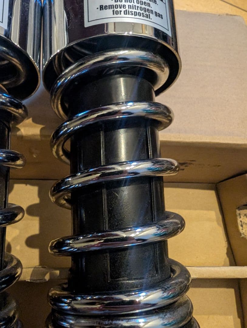 デイトナ　SR400 ダウンサスペンション