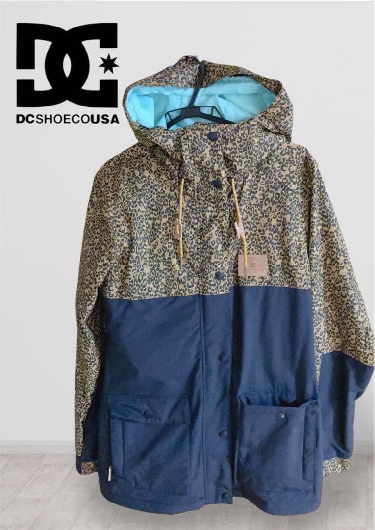 【美品】DC スノボーウェア レオパード柄 ジャケット スノボー スキー