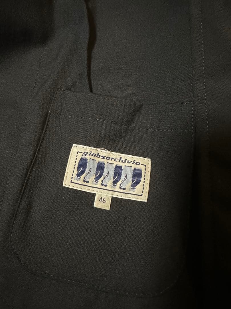 【最終値下げ】giabsarchivio ジャブス セットアップ ブラック 46