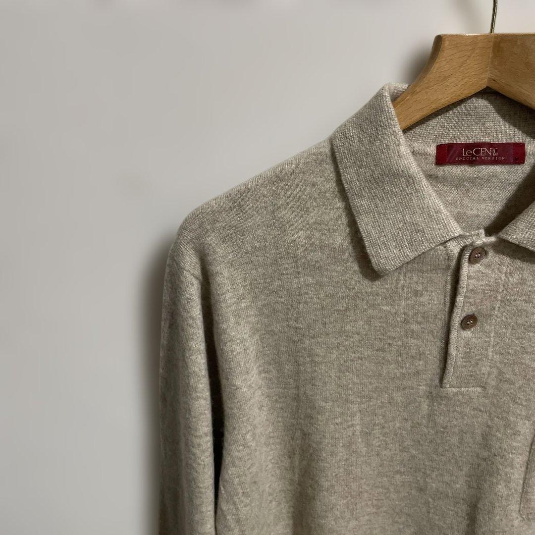 レセント　新品　ポロシャツ　M シャツ　紳士　メンズ　長袖