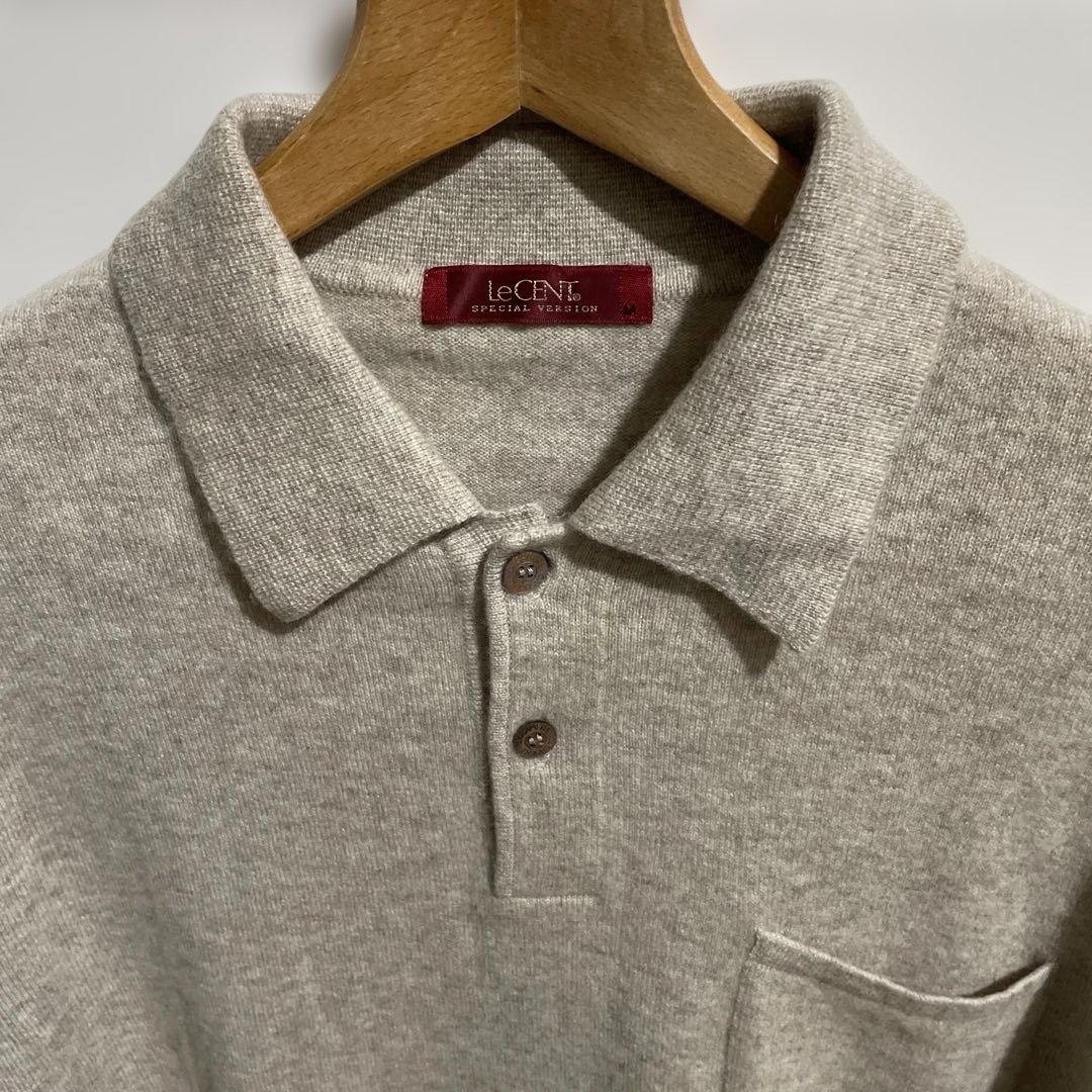 レセント　新品　ポロシャツ　M シャツ　紳士　メンズ　長袖