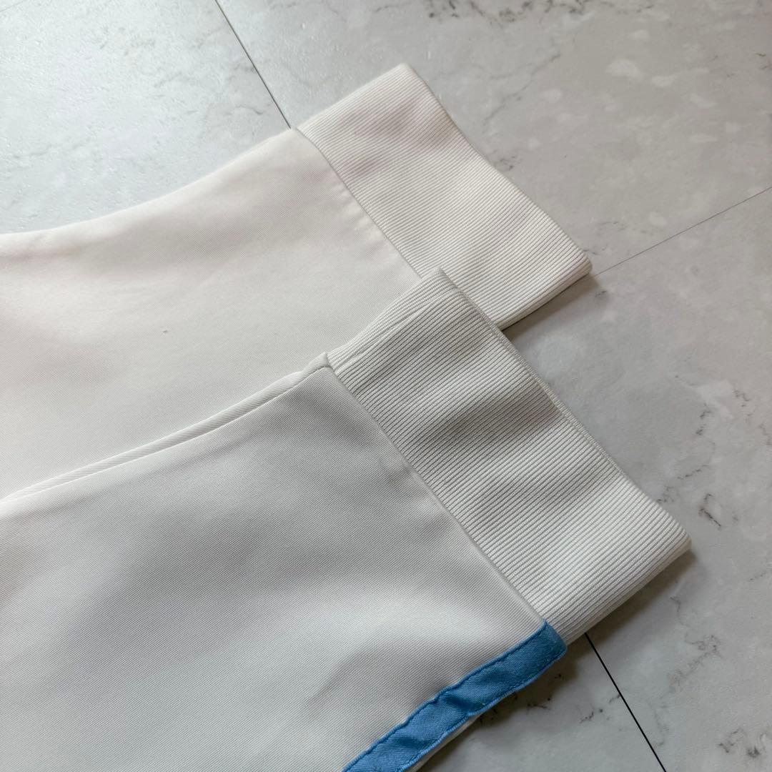 REFLEM セットアップ BIG切替ジャージ パンツ F ホワイト 水色