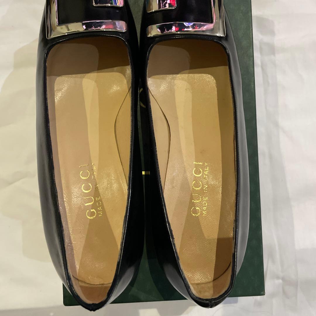 マウ　GUCCI パンプス　未使用品　サイズ24センチ 黒