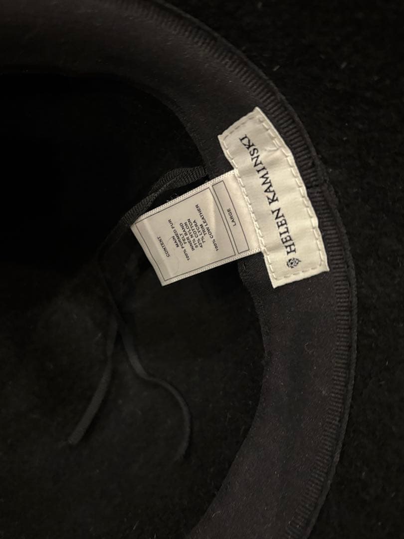 HELEN KAMINSKI ブラック フラッパーハット