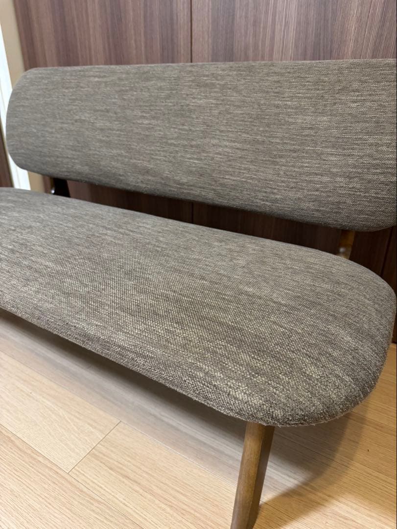 N-Shield Fabric 二人掛けソファ ブラウン