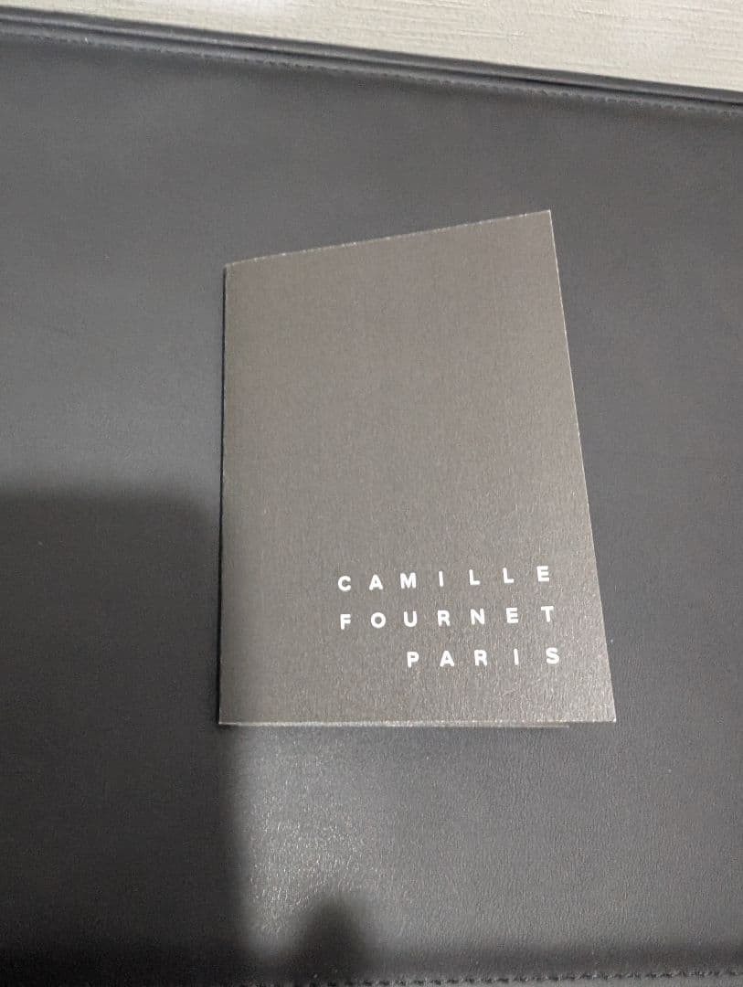 カミーユフォルネ 腕時計用 革ベルト アリゲーター ブラック20/18