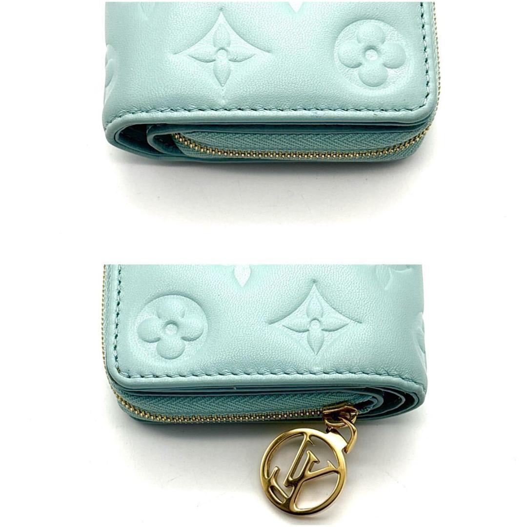 現行◆未使用級◆ルイヴィトン ポルトフォイユ ルー クッサン ブルー