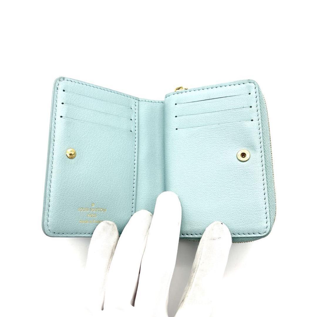 現行◆未使用級◆ルイヴィトン ポルトフォイユ ルー クッサン ブルー