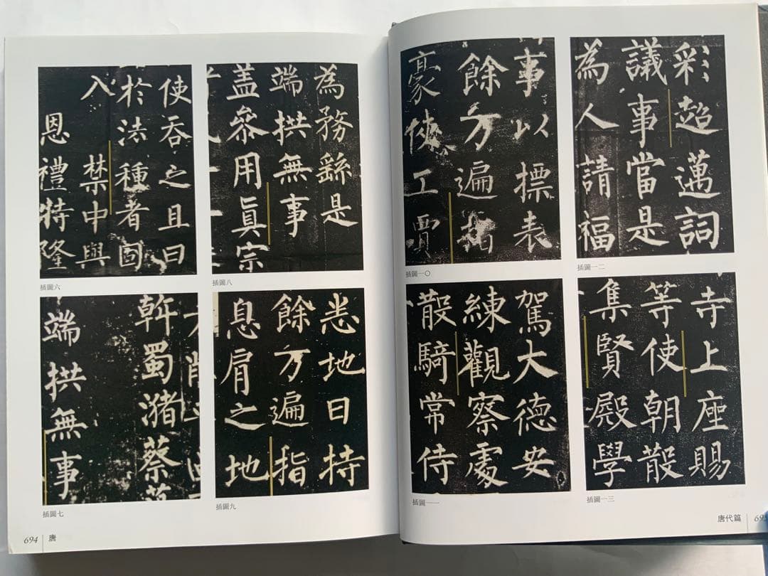 『中国碑拓鑑別図典』 先秦~唐　350名碑2500図版　拓本の真偽・年代　レア