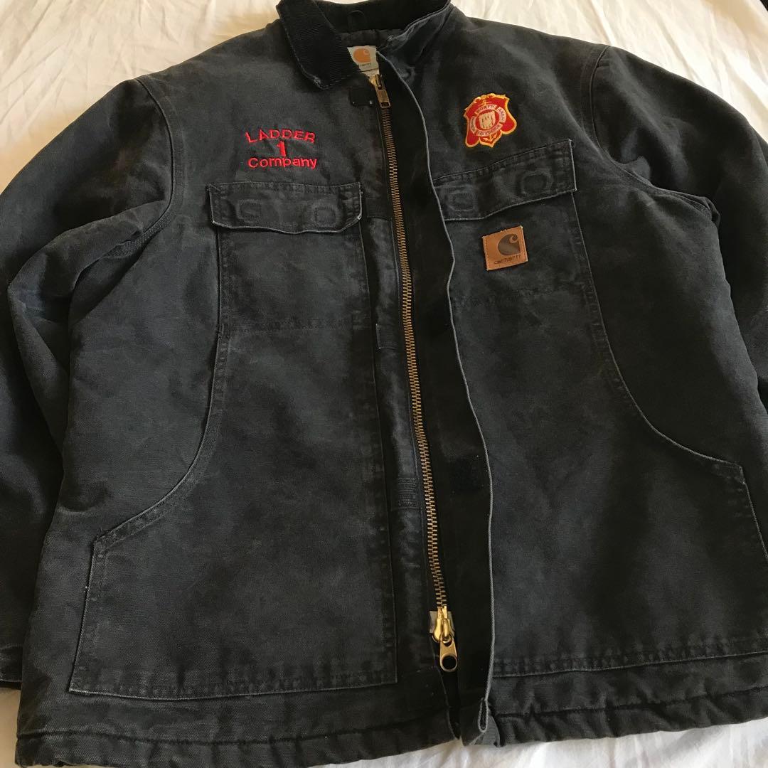 Carhartt C26 BLK トラディショナルコート BLACK 企業ロゴ