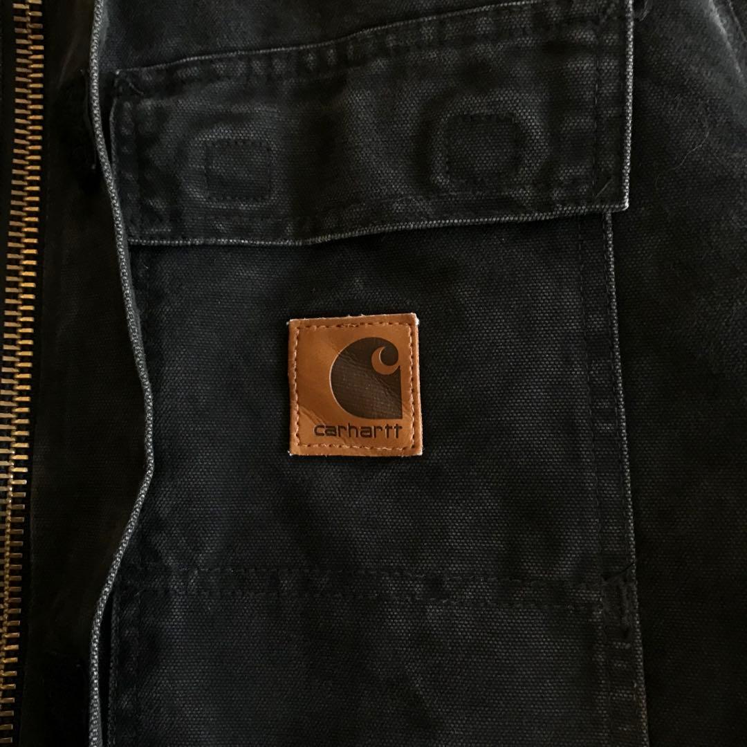 Carhartt C26 BLK トラディショナルコート BLACK 企業ロゴ