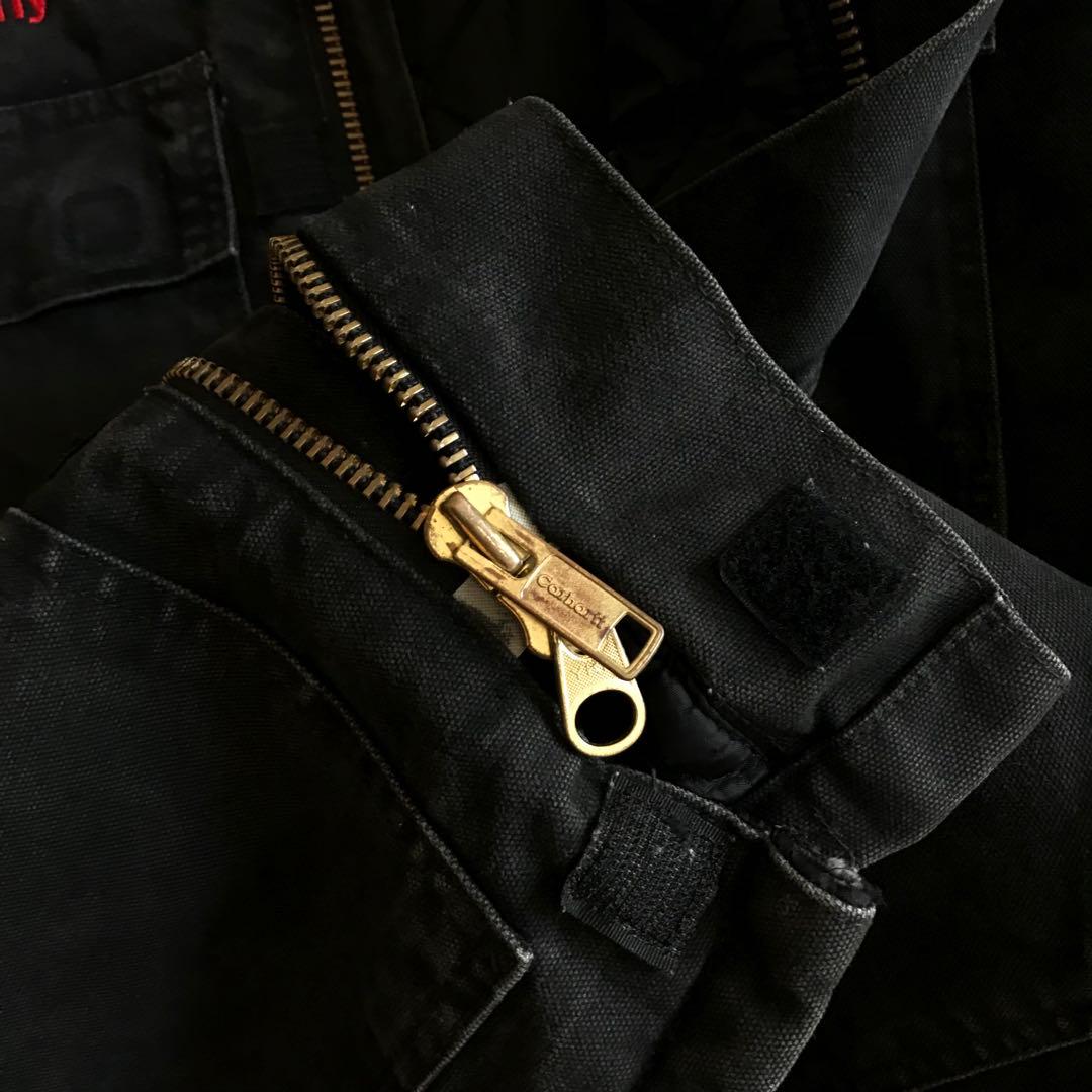 Carhartt C26 BLK トラディショナルコート BLACK 企業ロゴ