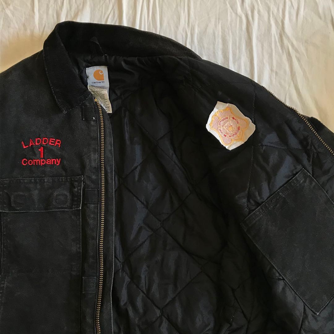 Carhartt C26 BLK トラディショナルコート BLACK 企業ロゴ