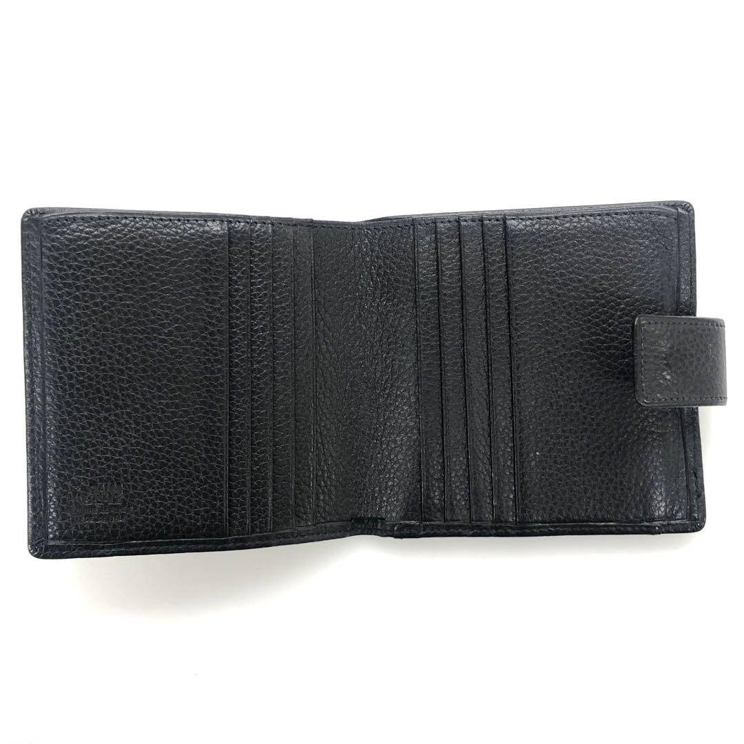 GIANNI VERSACE ジャンニ・ヴェルサーチ レザー 二つ折り財布