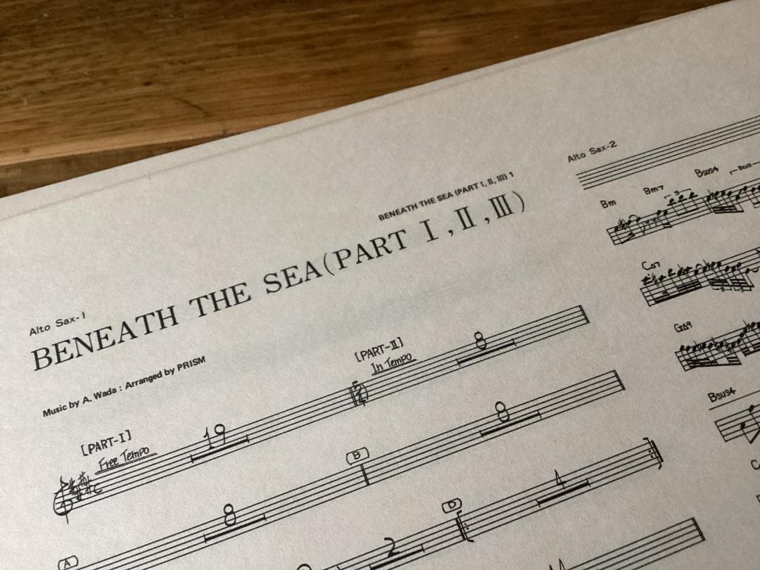 ★楽譜/プリズム/PRISM/セカンドソウツ/和田アキラ/パート譜/バンドスコア