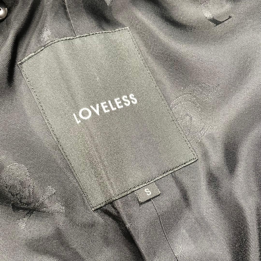 ラブレス　Milior 別注　Pコート　ロングコート　ファー付き　ブラック　S