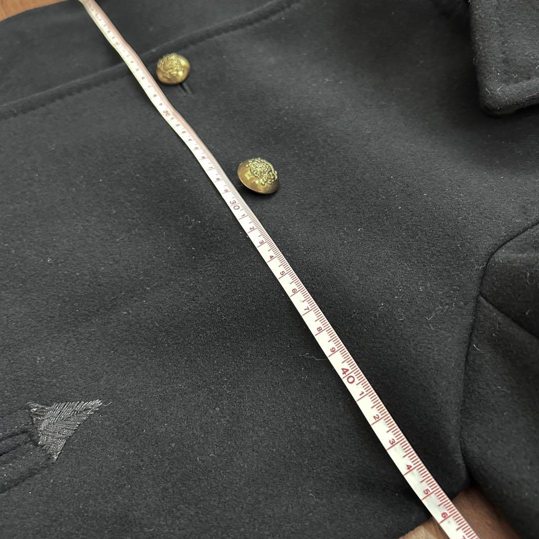 Drawer ドゥロワー/p ピーコート/メルトン/美品/金釦/ウールコート