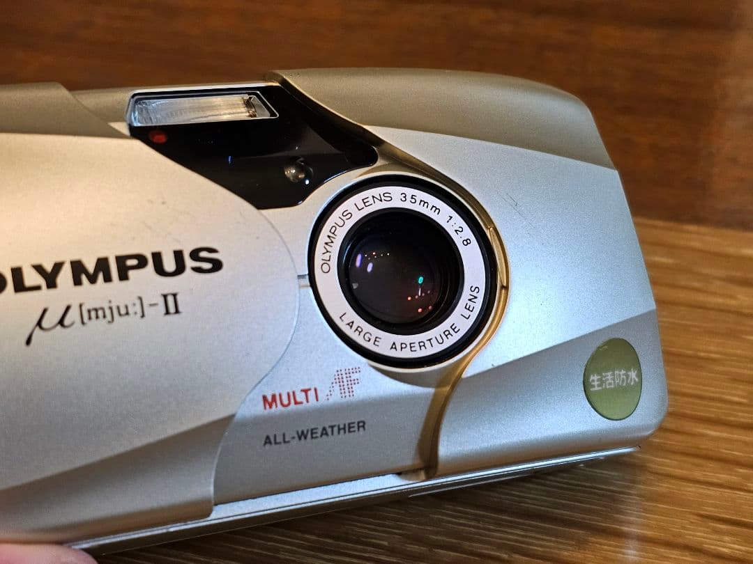 【希少】 OLYMPUS オリンパス μ-II mju コンパクトフィルムカメラ