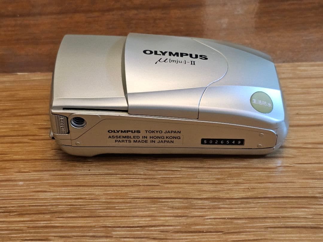 【希少】 OLYMPUS オリンパス μ-II mju コンパクトフィルムカメラ