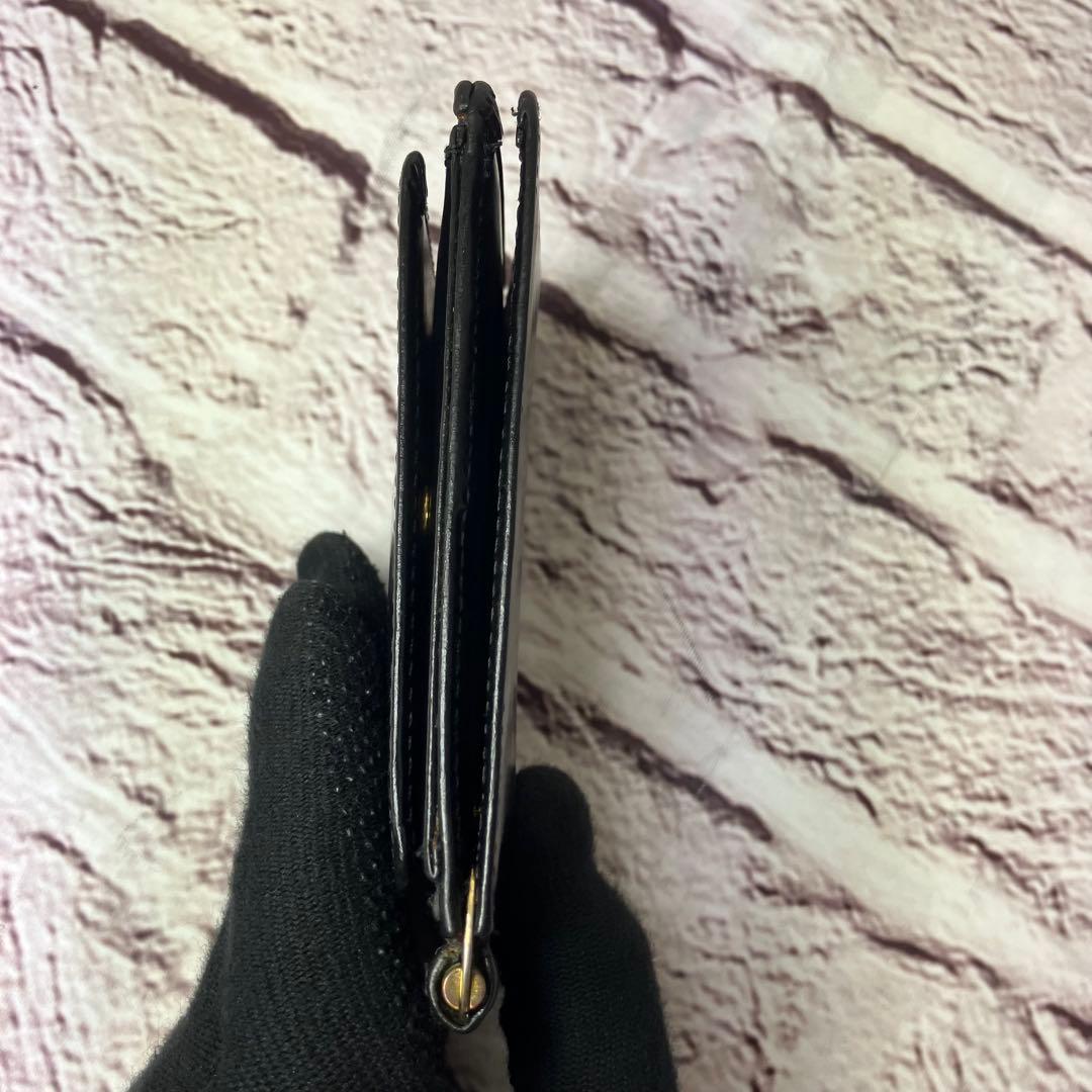 グレンロイヤル マネークリップ 小銭入れ付き 二つ折り財布 レザー ブラック